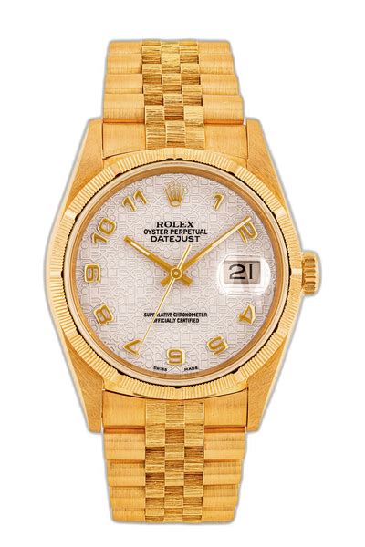 Rolex Datejust Yellow Gold 16248 Price Chart 